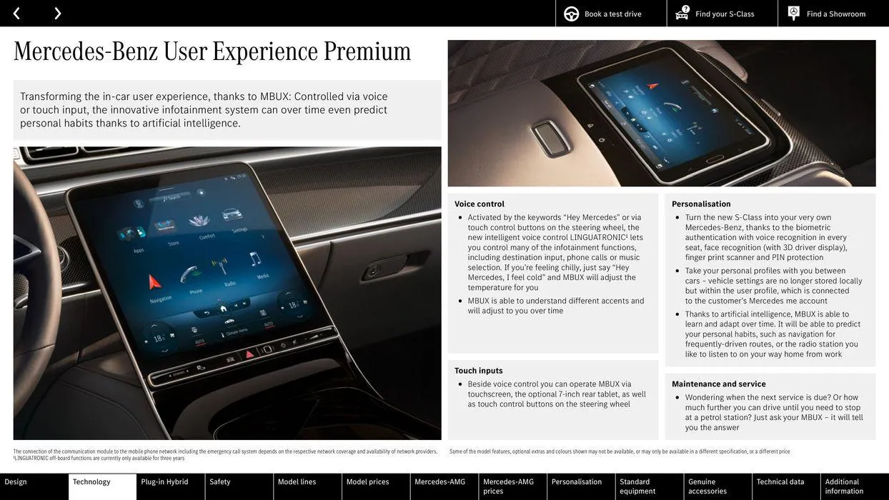 Mercedes Benz S-Class Saloon from 2 May to 30 November 2024 - Catalogue Page 7