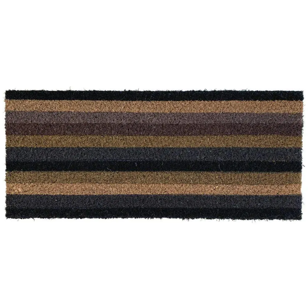 Coir Door Mat Ocean Stripe Insert