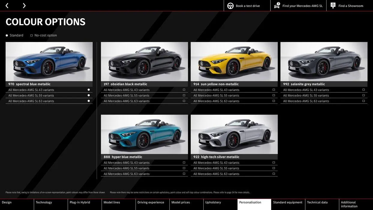 Mercedes-AMG SL from 10 August to 10 August 2025 - Catalogue Page 48