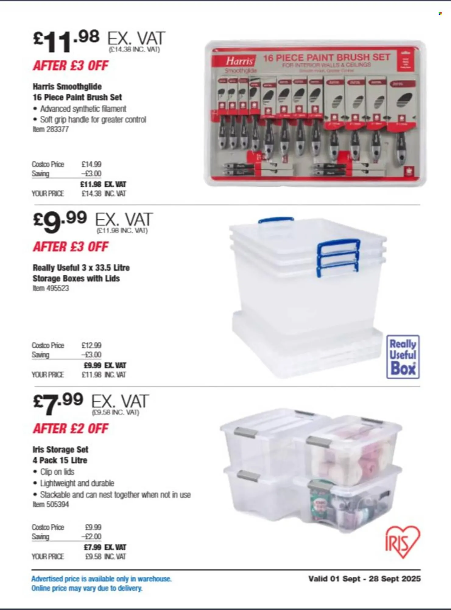Costco leaflet from 1 September to 28 September 2025 - Catalogue Page 11