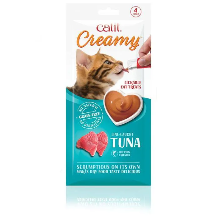 Catit Creamy Treats Tuna - 4x10g