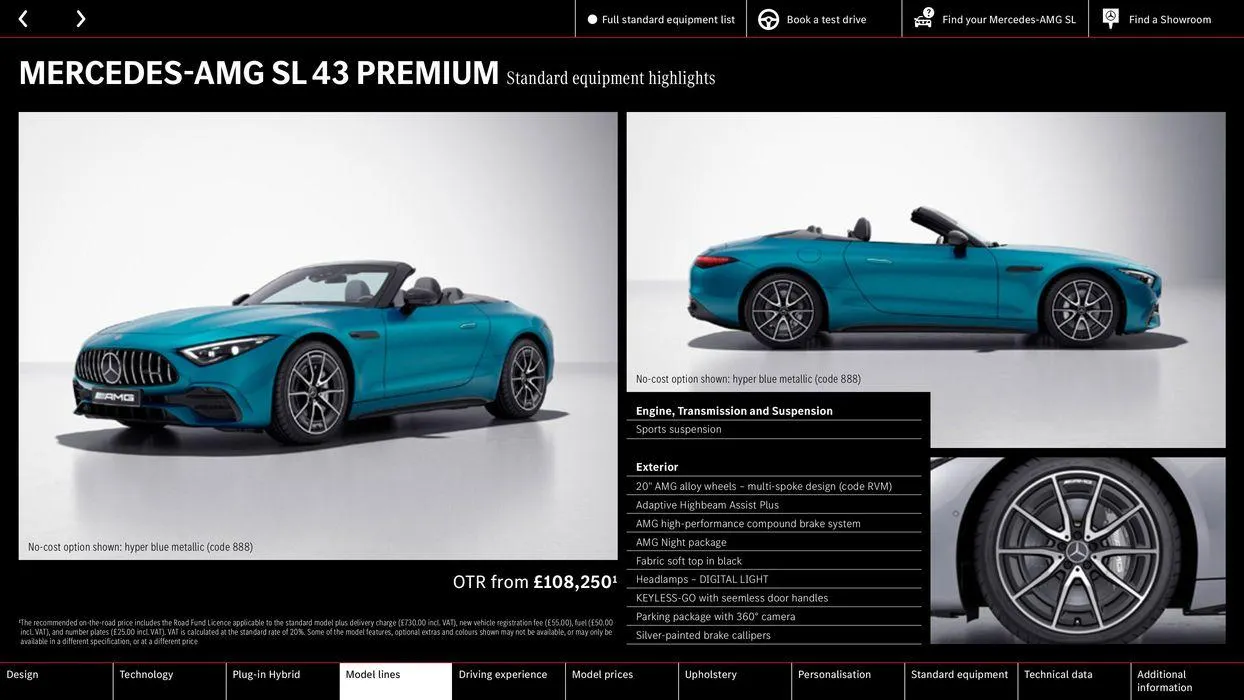 Mercedes-AMG SL from 10 August to 10 August 2025 - Catalogue Page 21