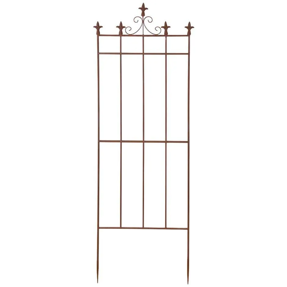 Plant support 2d fleur de lis