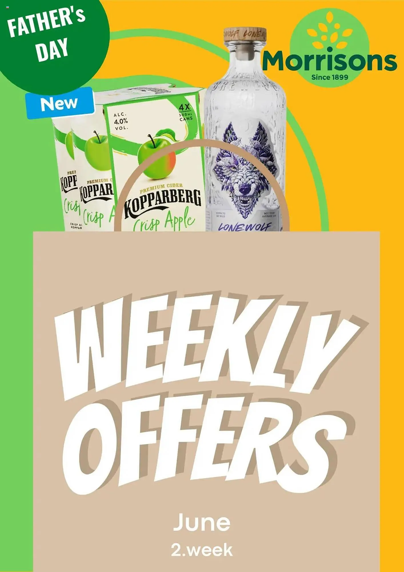 Morrisons leaflet from 9 June to 16 June 2025 - Catalogue Page 1