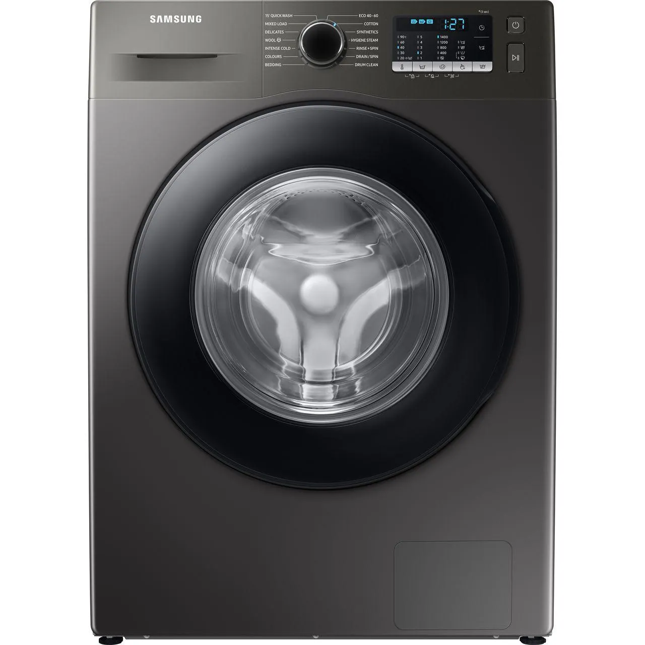 Samsung Series 5 ecobubble™ WW90TA046AX 9kg Washing Machine with 1400 rpm - Graphite - A Rated