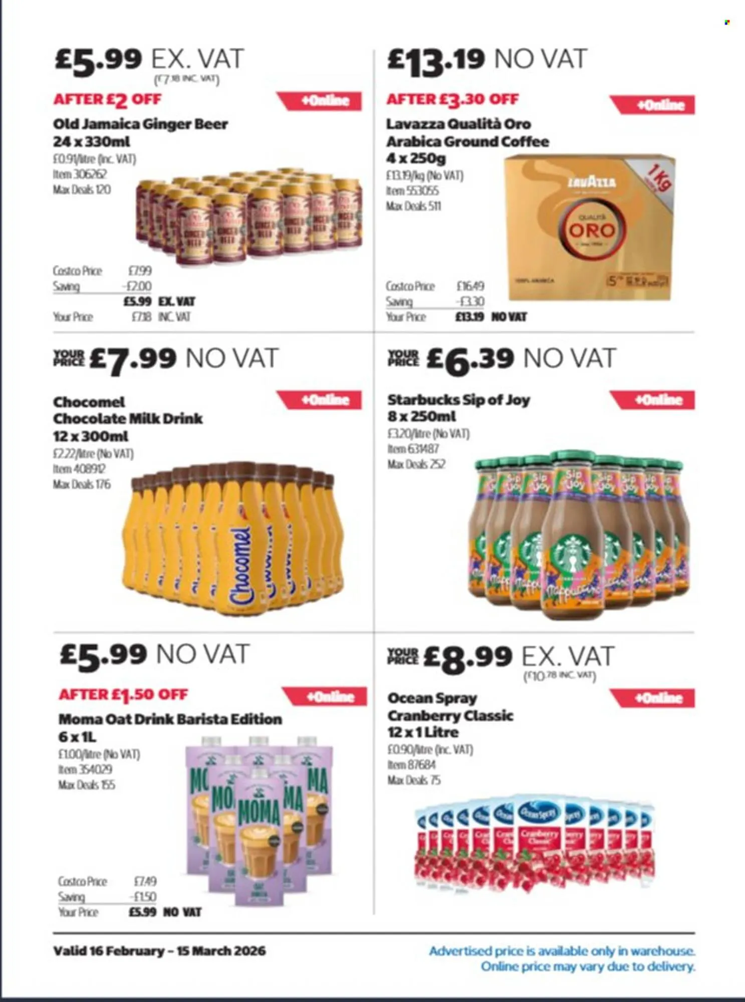 Costco leaflet from 16 February to 15 March 2026 - Catalogue Page 16