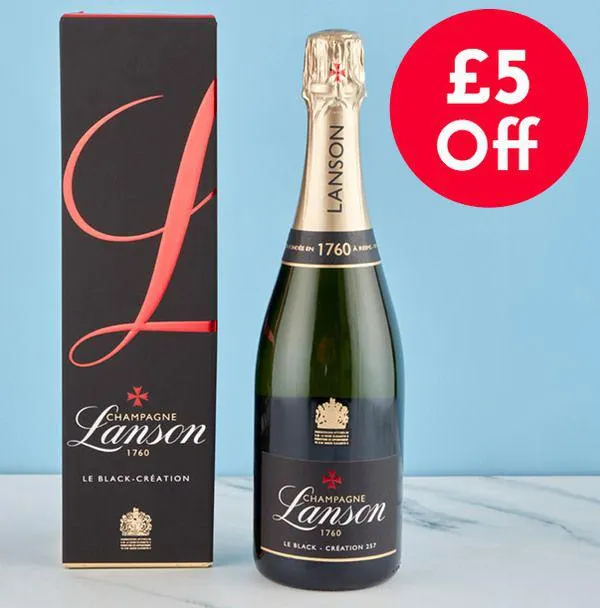 Lanson Le Black Création Champagne and Gift Box WAS £40 NOW £35