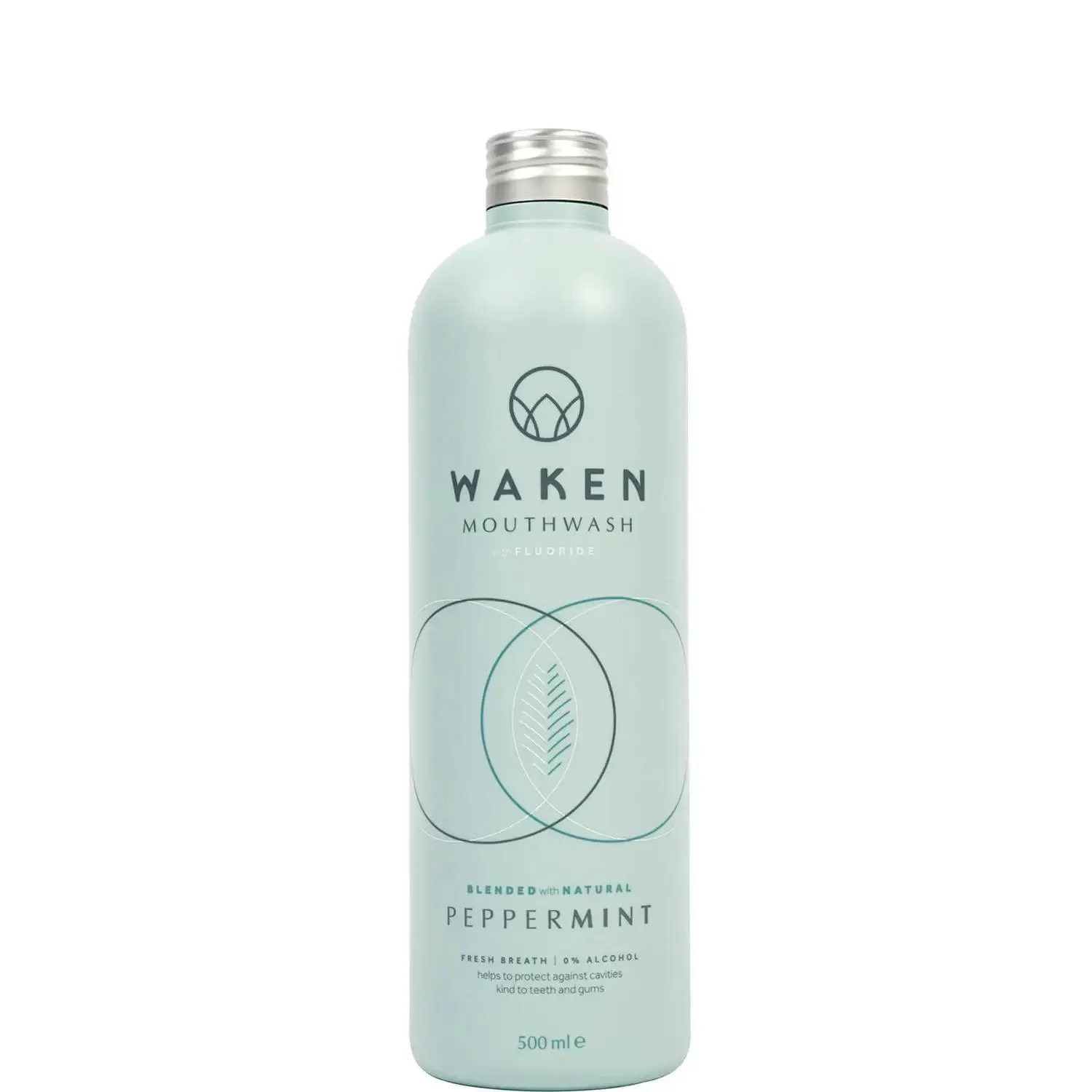Waken Mouthwash Peppermint 500ml