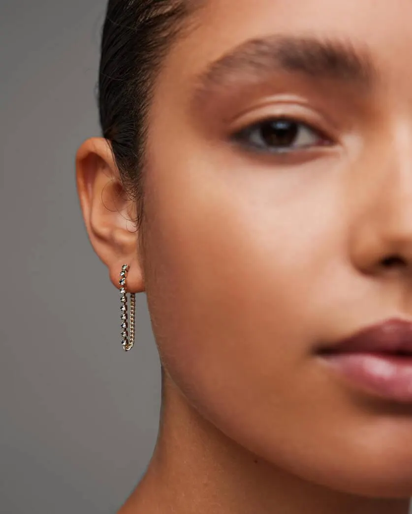 Kirsty Curb Chain Loop Earrings