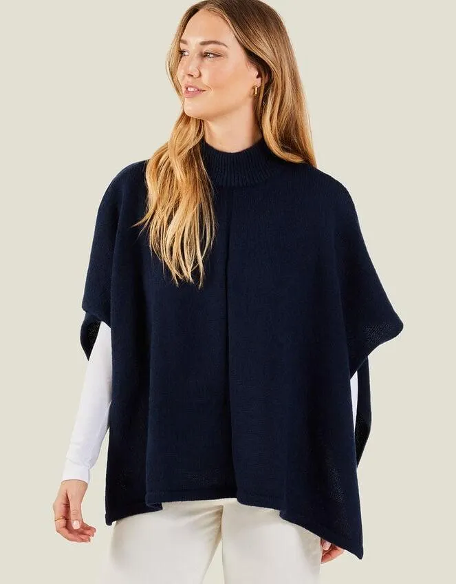 Turtle Neck Poncho