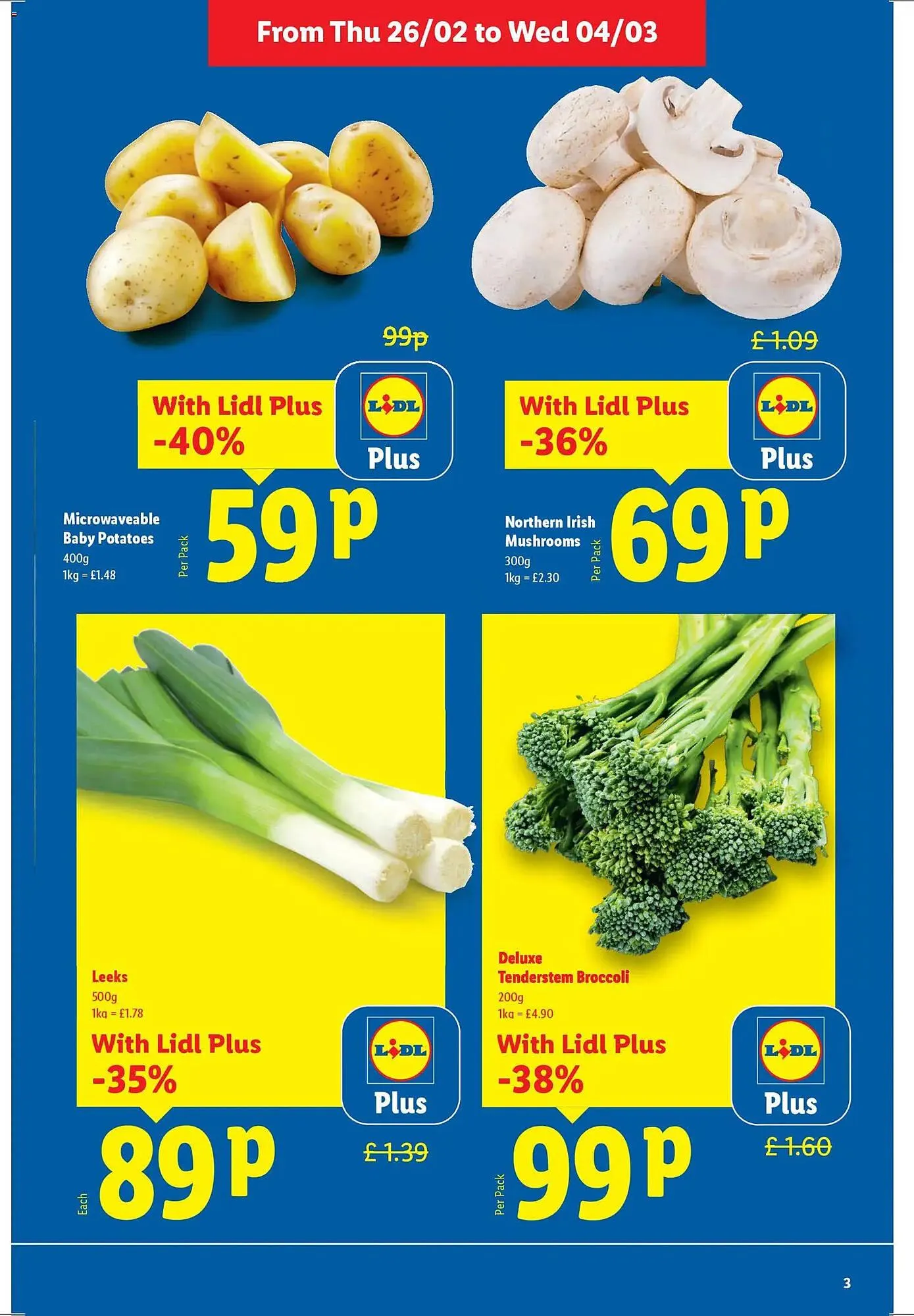 Lidl leaflet from 26 February to 4 March 2026 - Catalogue Page 3