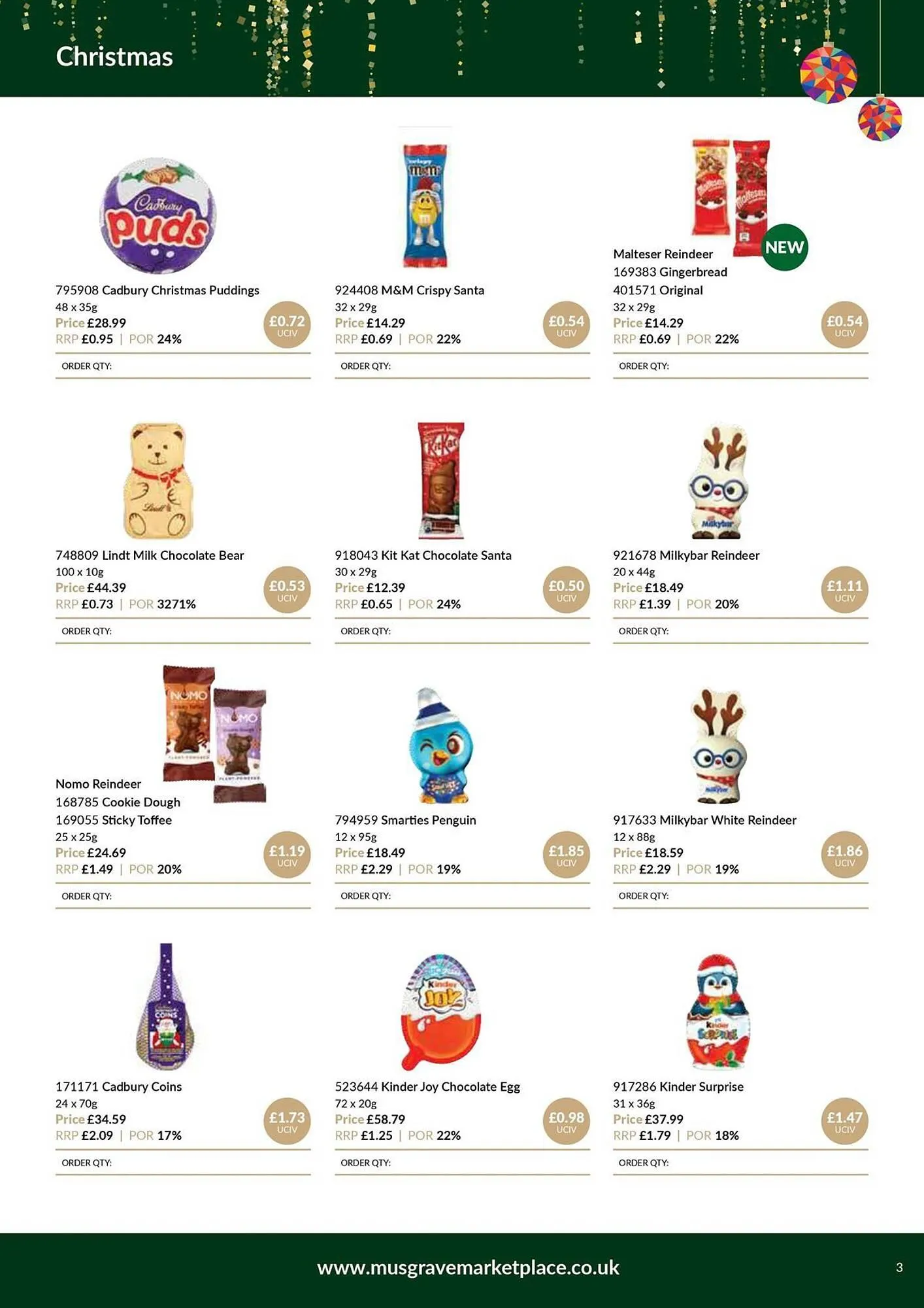 Musgrave MarketPlace leaflet from 8 December to 4 January 2026 - Catalogue Page 3