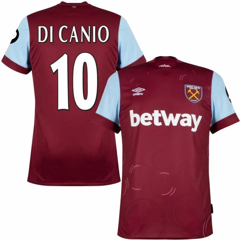 Umbro West Ham Home Di Canio 10 Shirt 2023-2024 (Legend Printing)