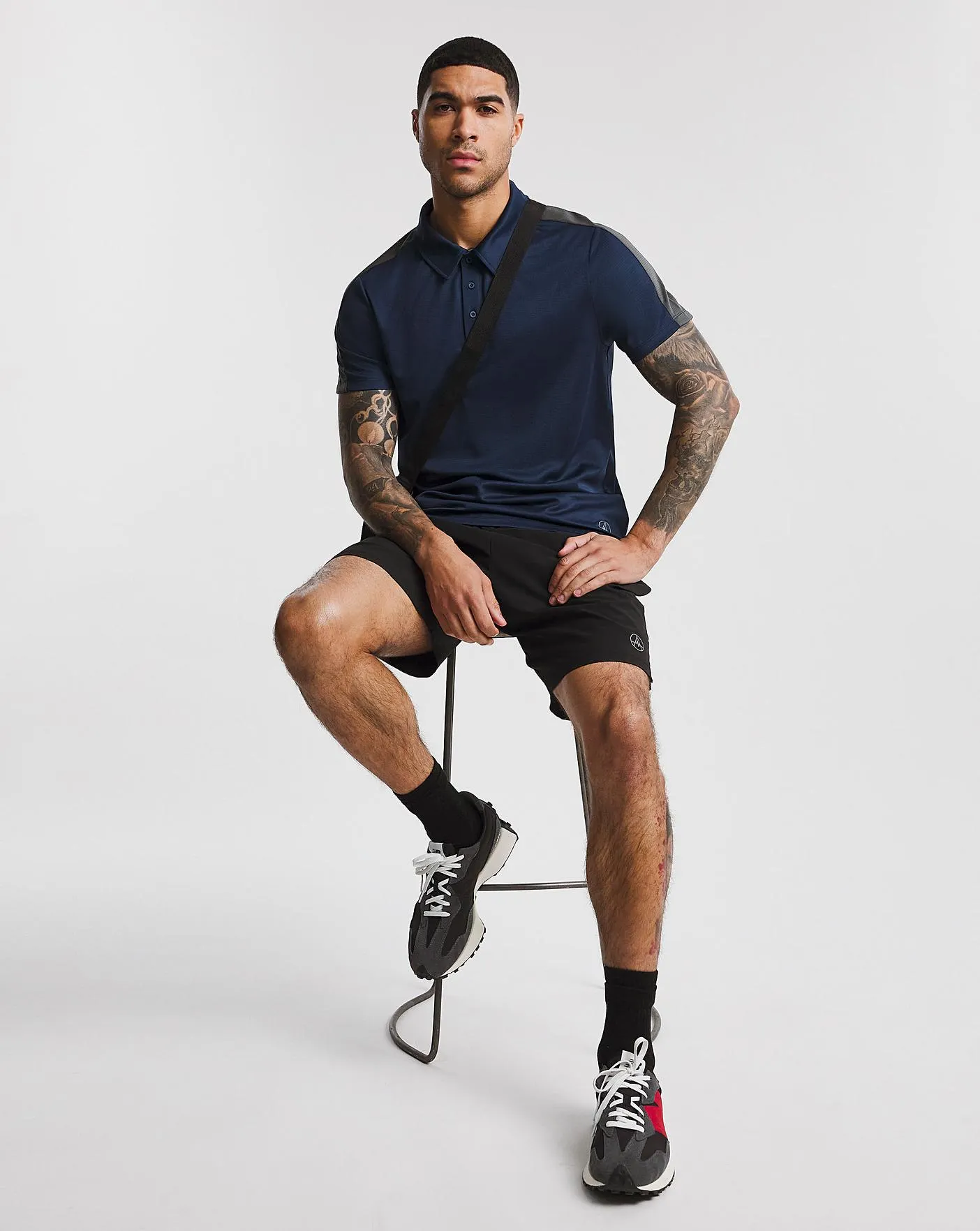 Jacamo Active Navy Golf Polo