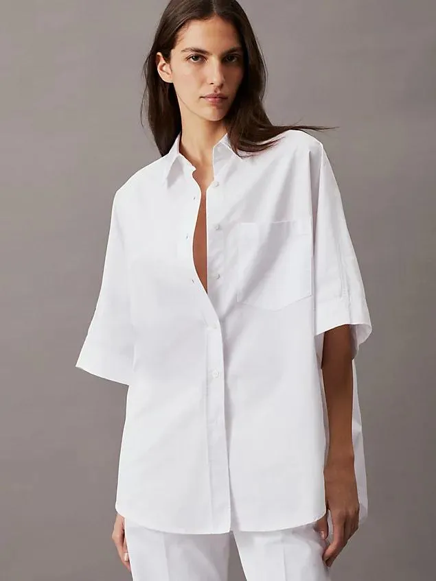 Oversized Poplin Shirt