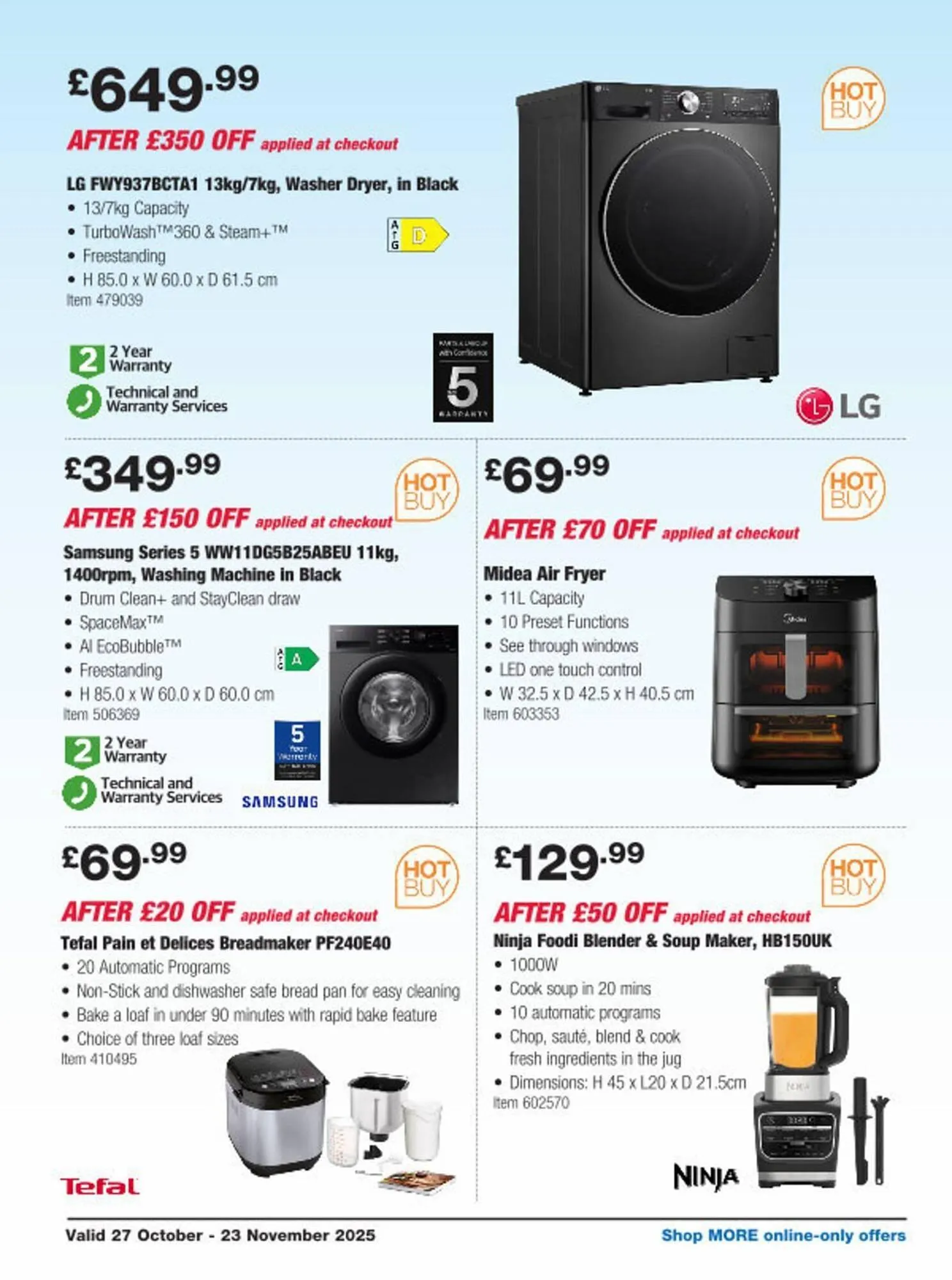 Costco leaflet from 27 October to 23 November 2025 - Catalogue Page 29