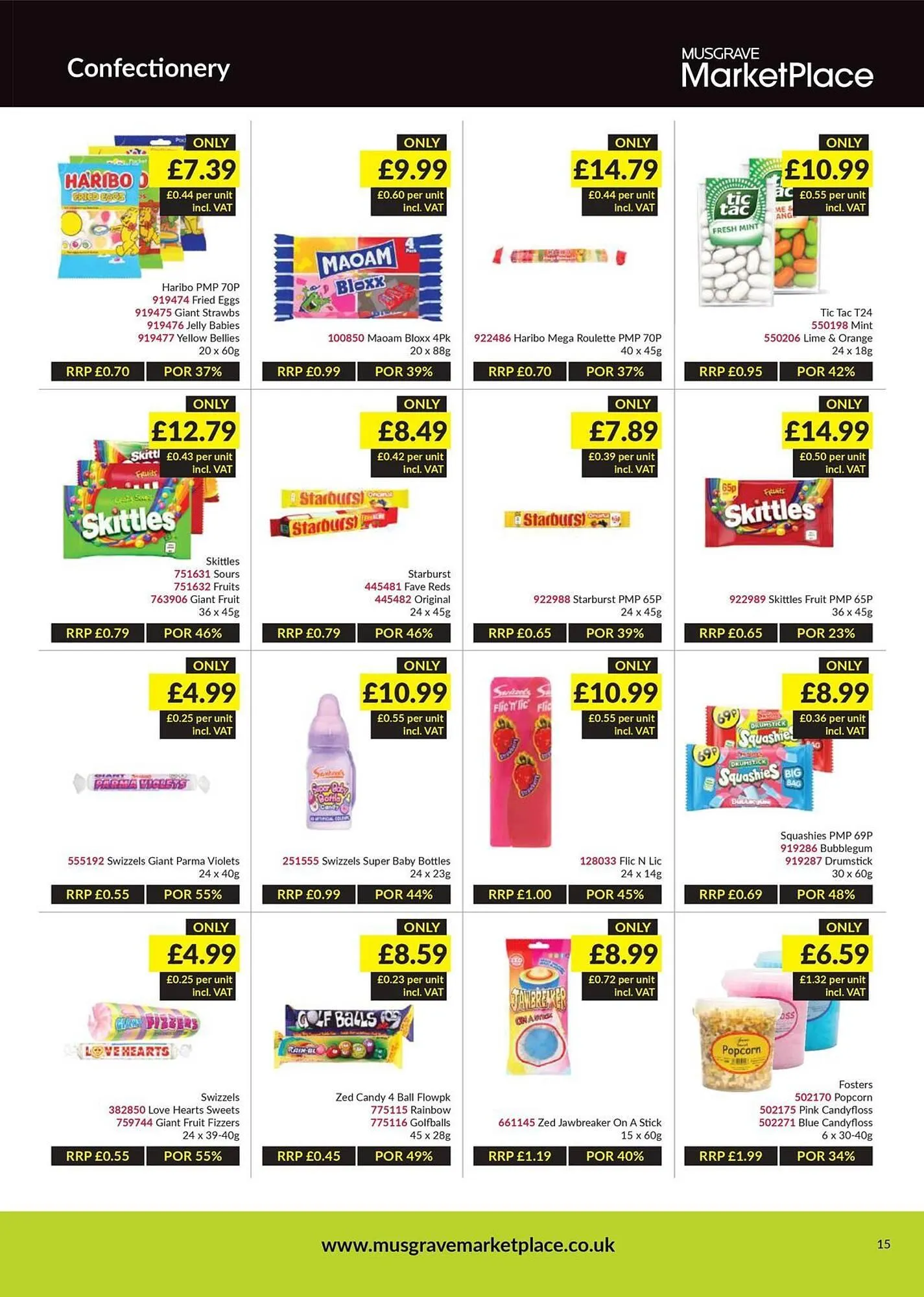 Musgrave MarketPlace leaflet from 25 August to 14 September 2025 - Catalogue Page 15