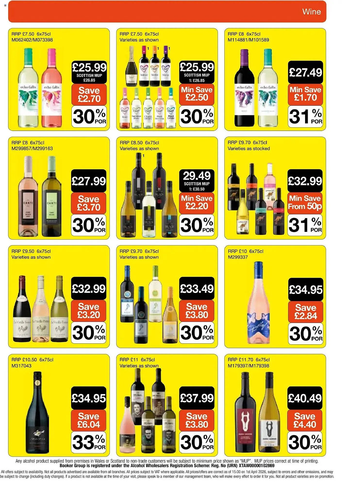 Booker Wholesale brochure from 22 April to 19 May 2026 - Catalogue Page 15