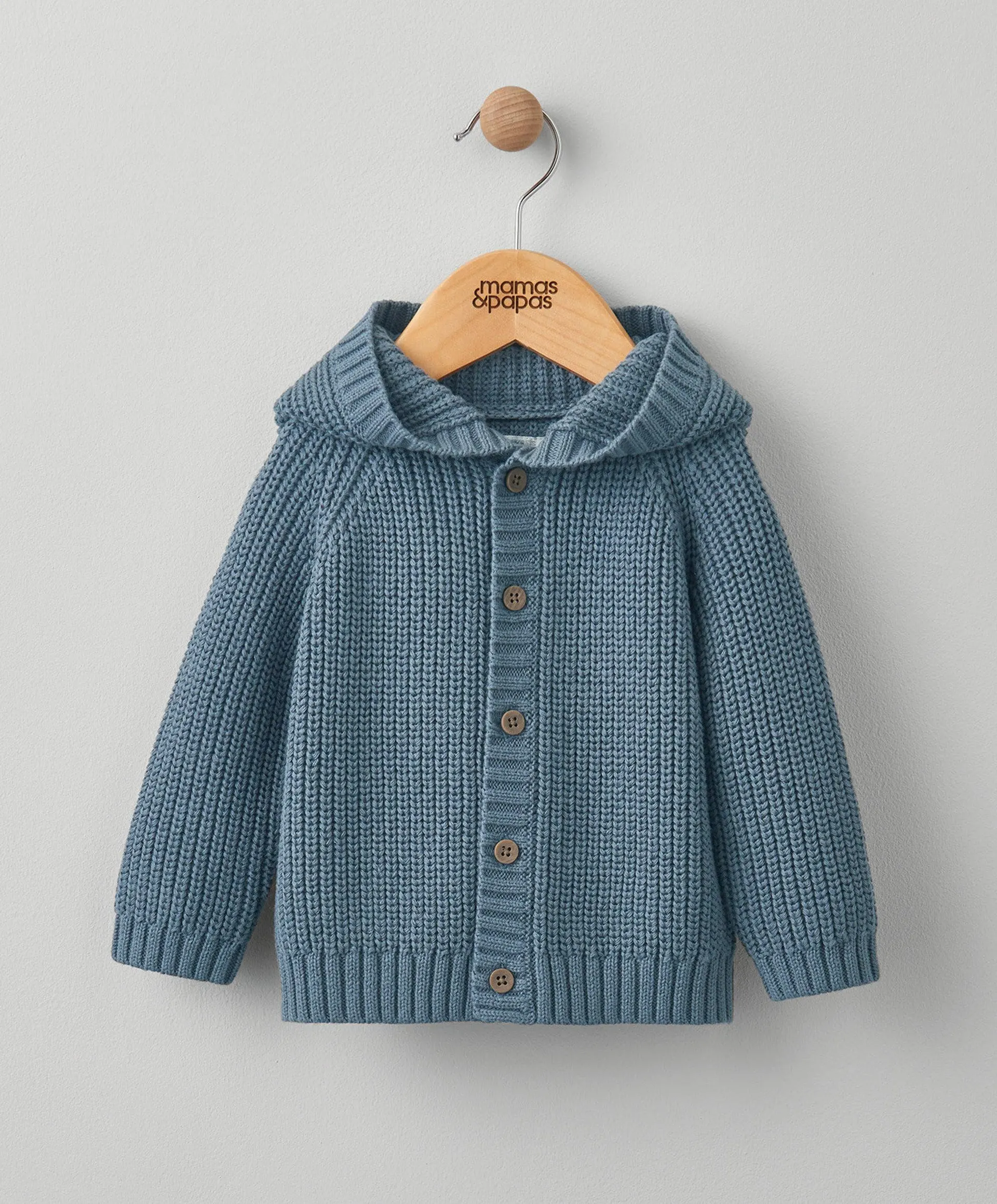 Hooded Knit Cardigan