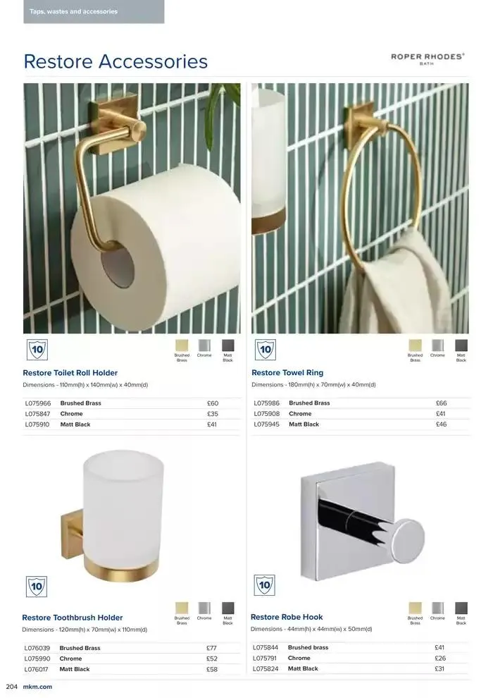 Bathroom Collection 2025 from 6 February to 31 December 2025 - Catalogue Page 206