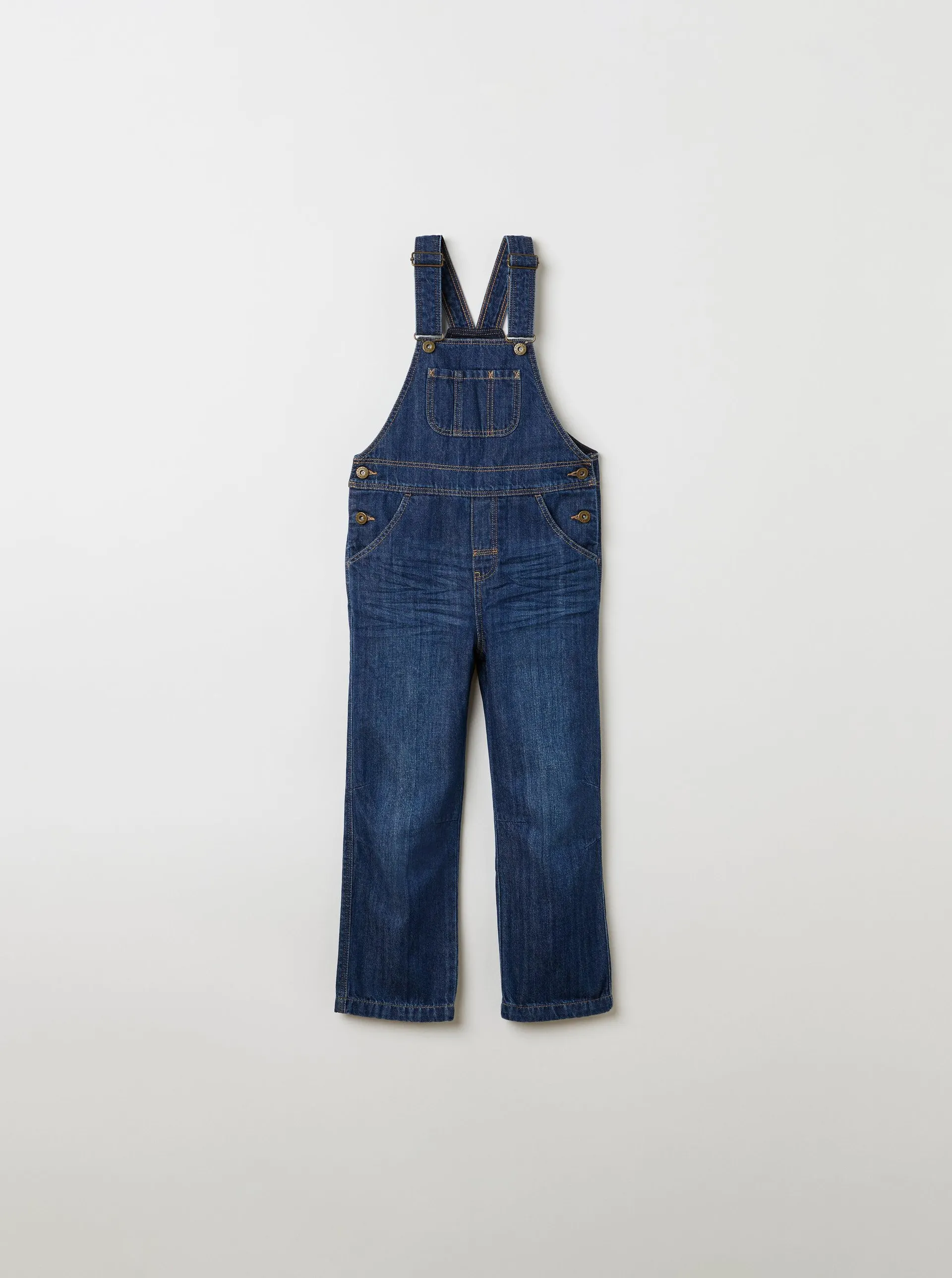 Kids Denim Dungarees