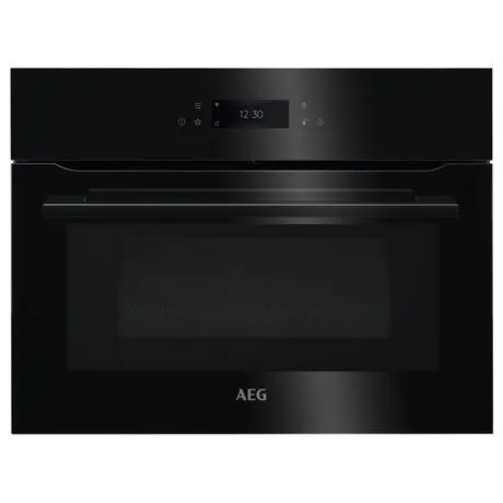 AEG KMK768080B 59.5cm Built In Combination Microwave Compact Oven - Black