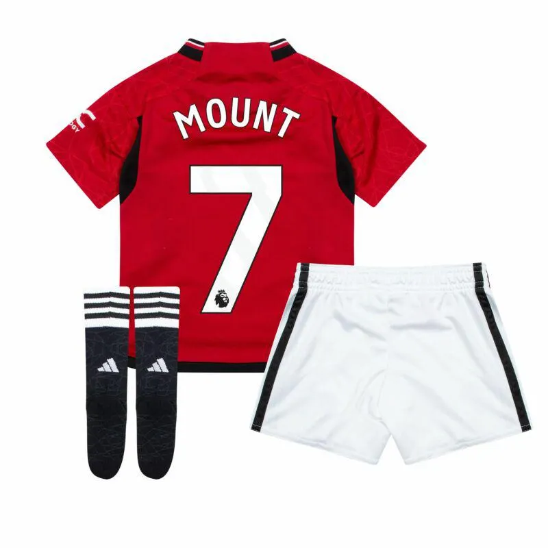 adidas Man Utd Home Mount 7 Mini Kit 2023-2024 (Premier League)