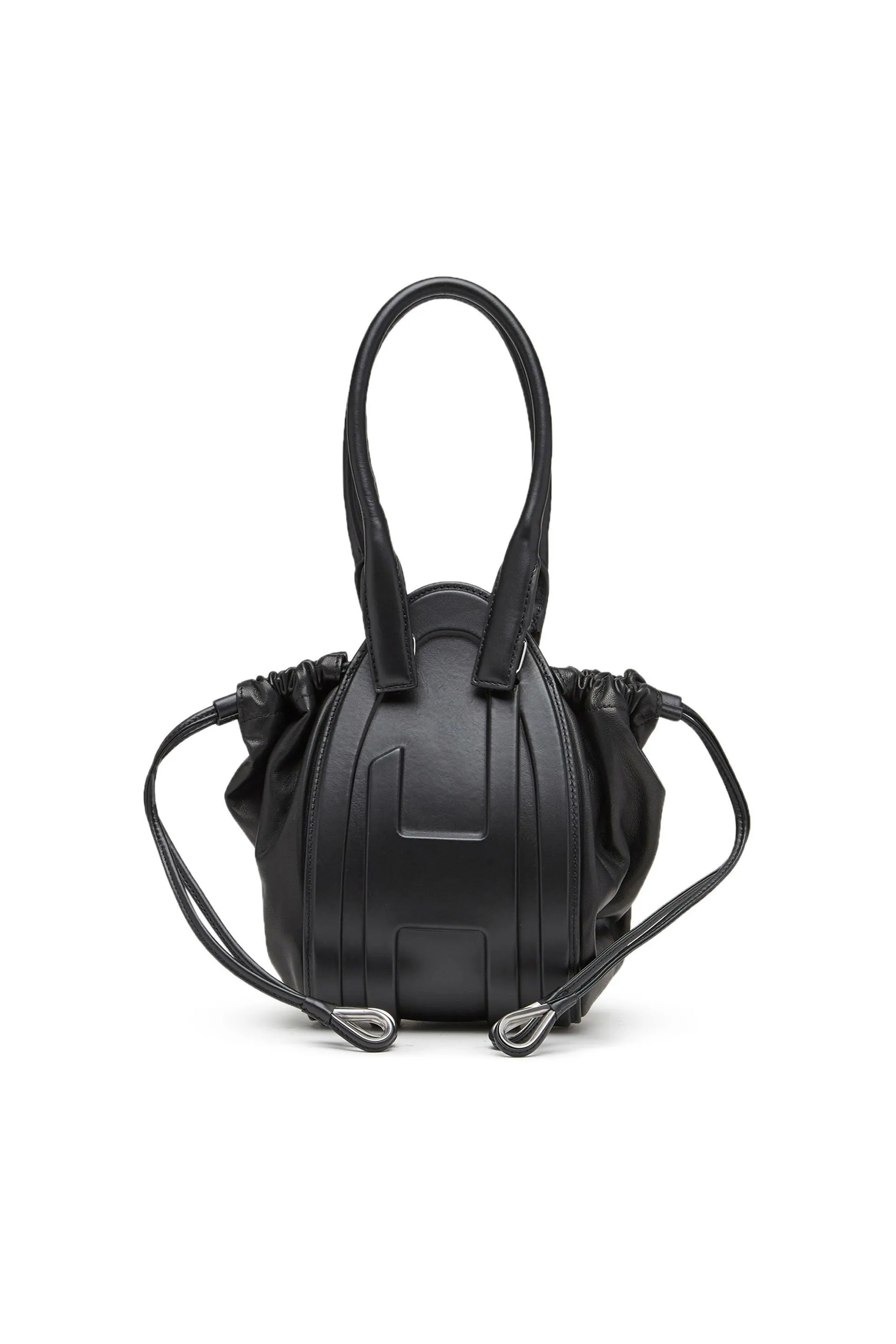 1DR-Fold XS-Oval logo handbag in nappa leather