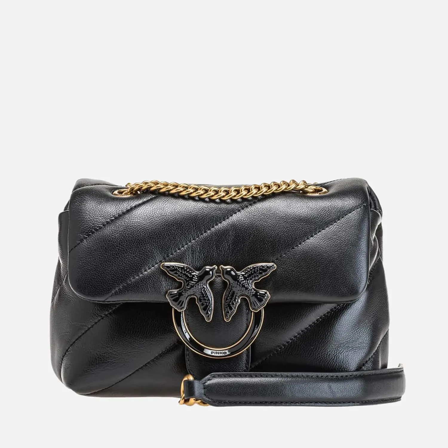 Pinko Baby Love Quilted Leather Bag