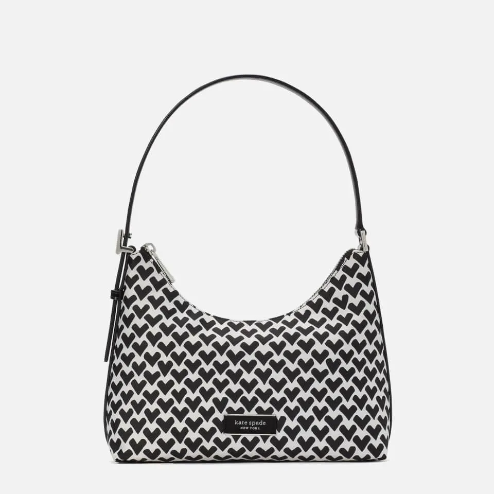 Kate Spade New York Sam Icon Modernist Hearts Jacquard Small Bag