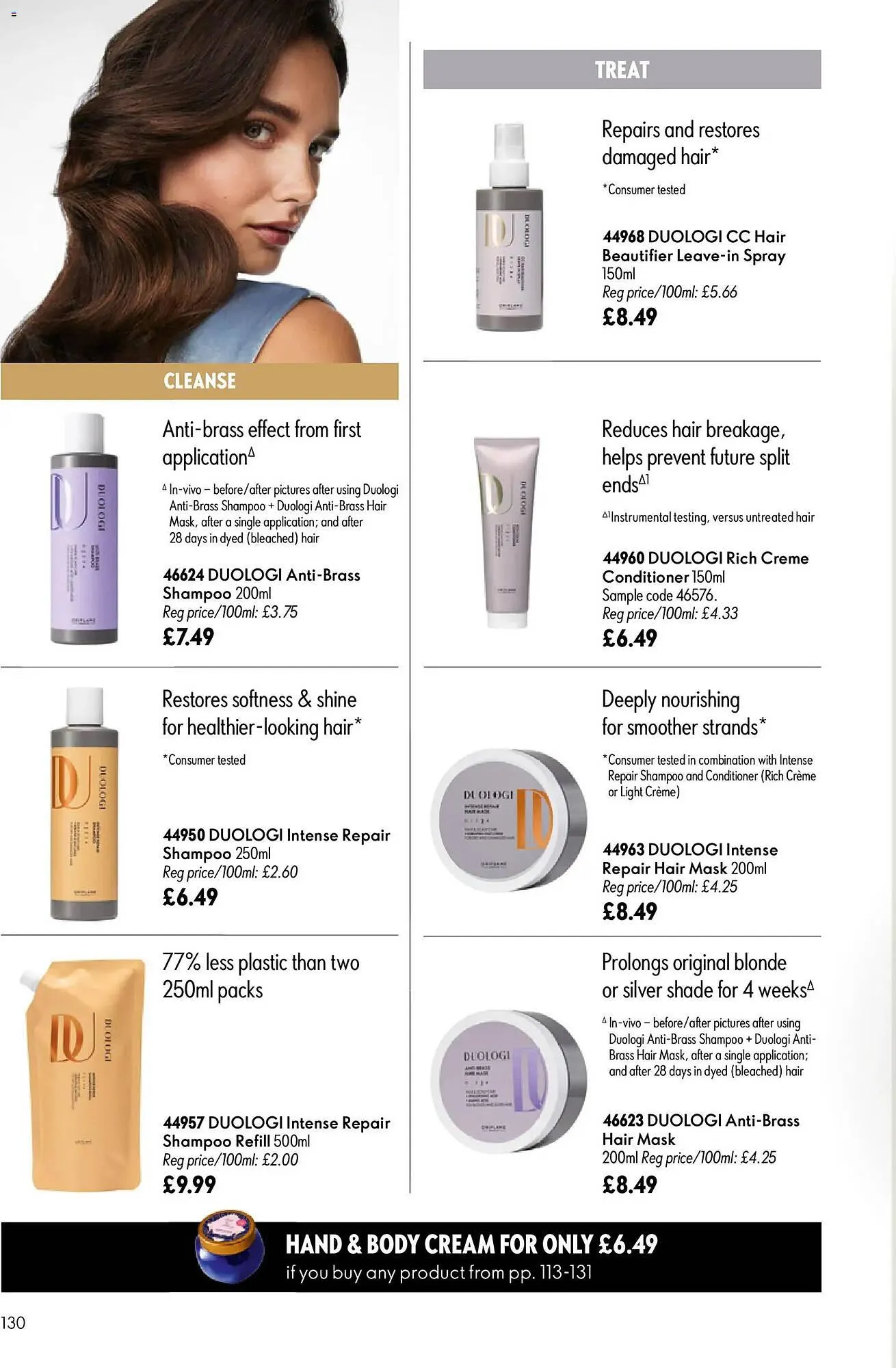 Oriflame catalogue from 17 June to 8 July 2026 - Catalogue Page 130