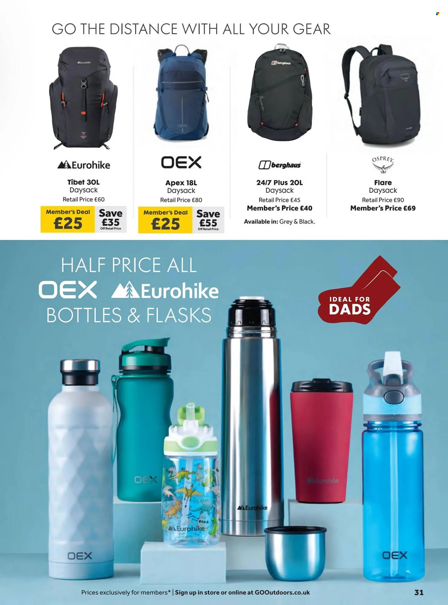GO Outdoors leaflet from 20 May to 23 June 2025 - Catalogue Page 31