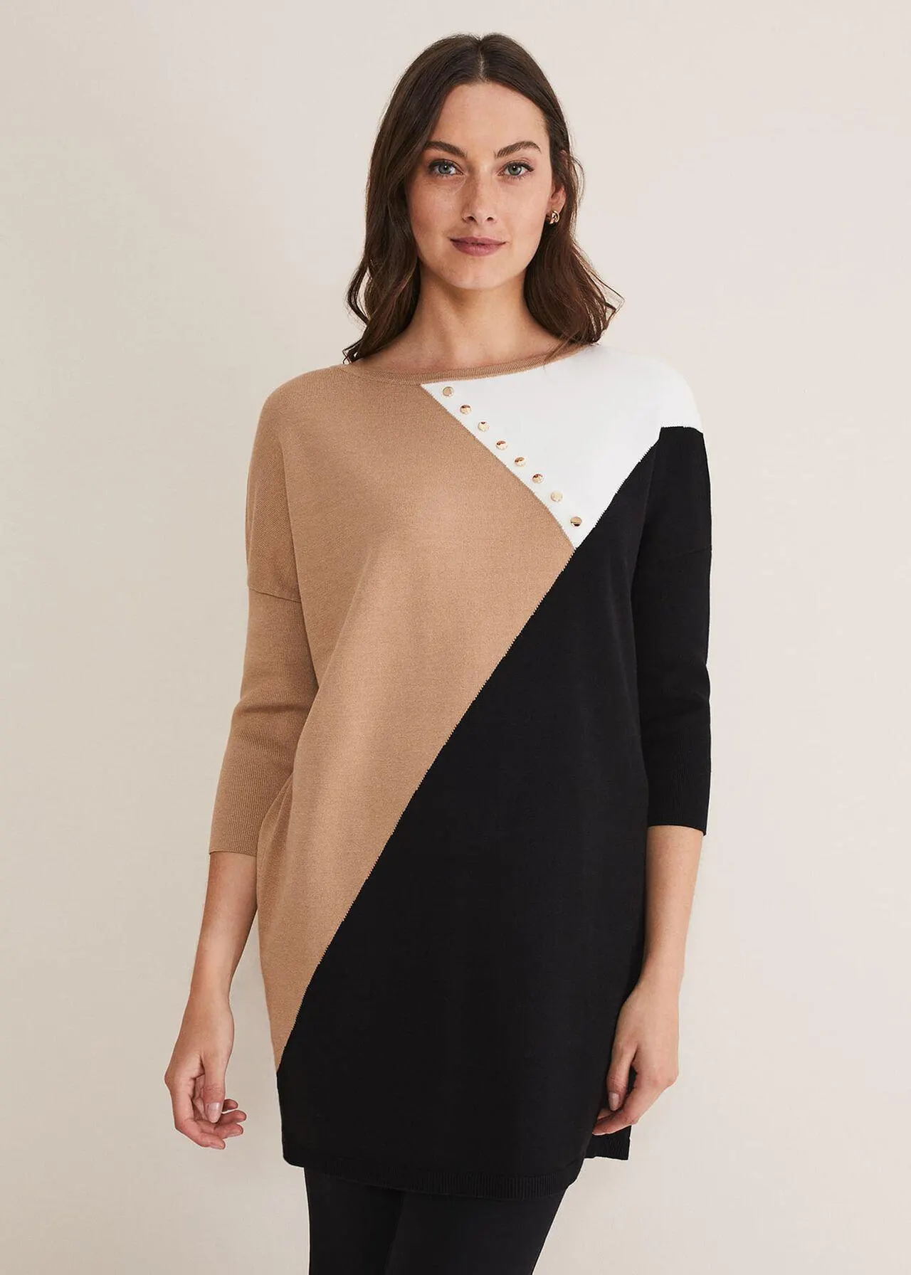 Isabel Colourblock Knit Dress