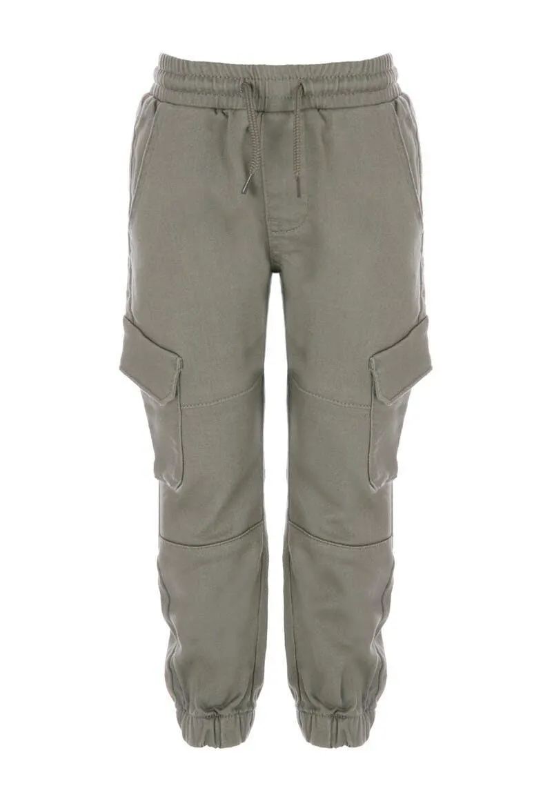 Younger Boys Khaki Combat Trousers