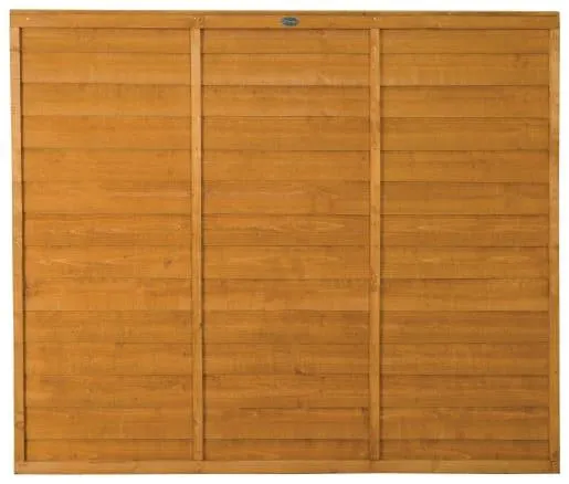 Wickes Dip Treated Overlap Fence Panel - 6 x 5ft