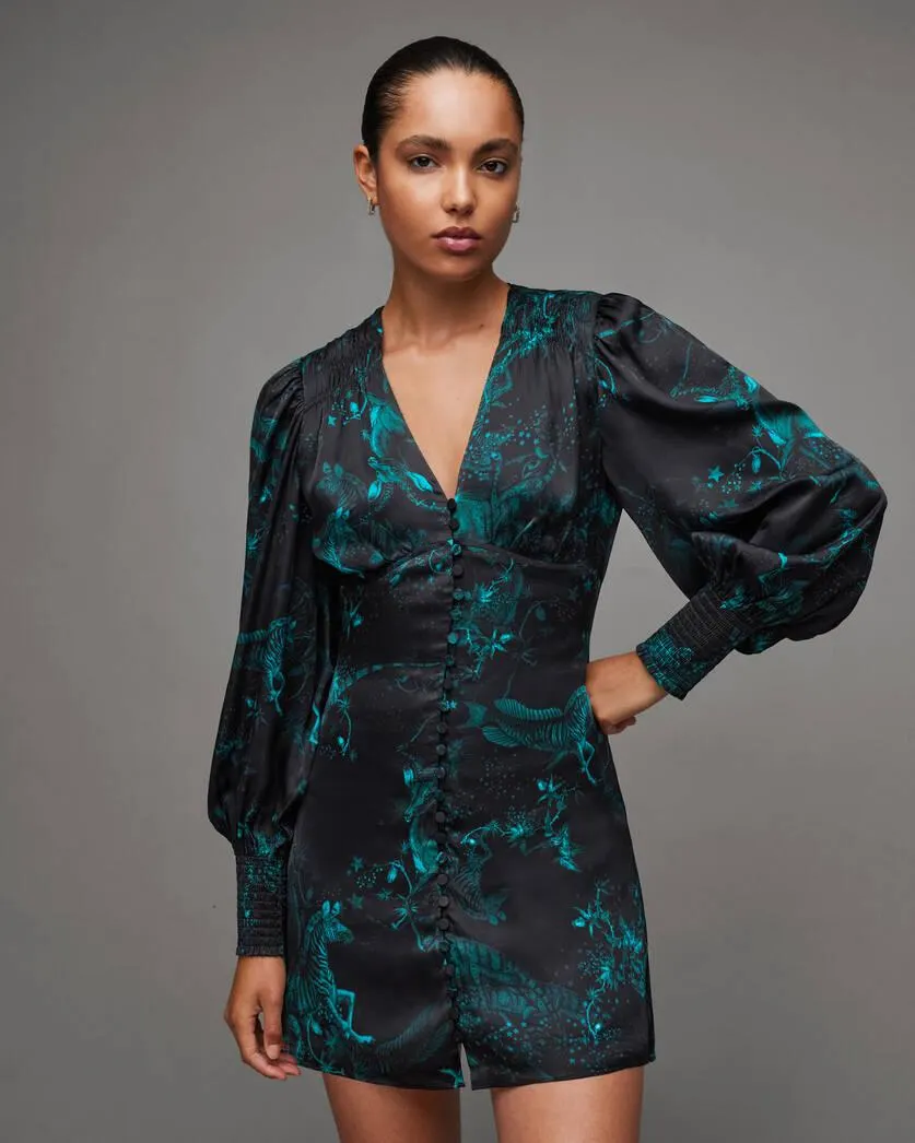 Auden Cosmic Print Mini Dress