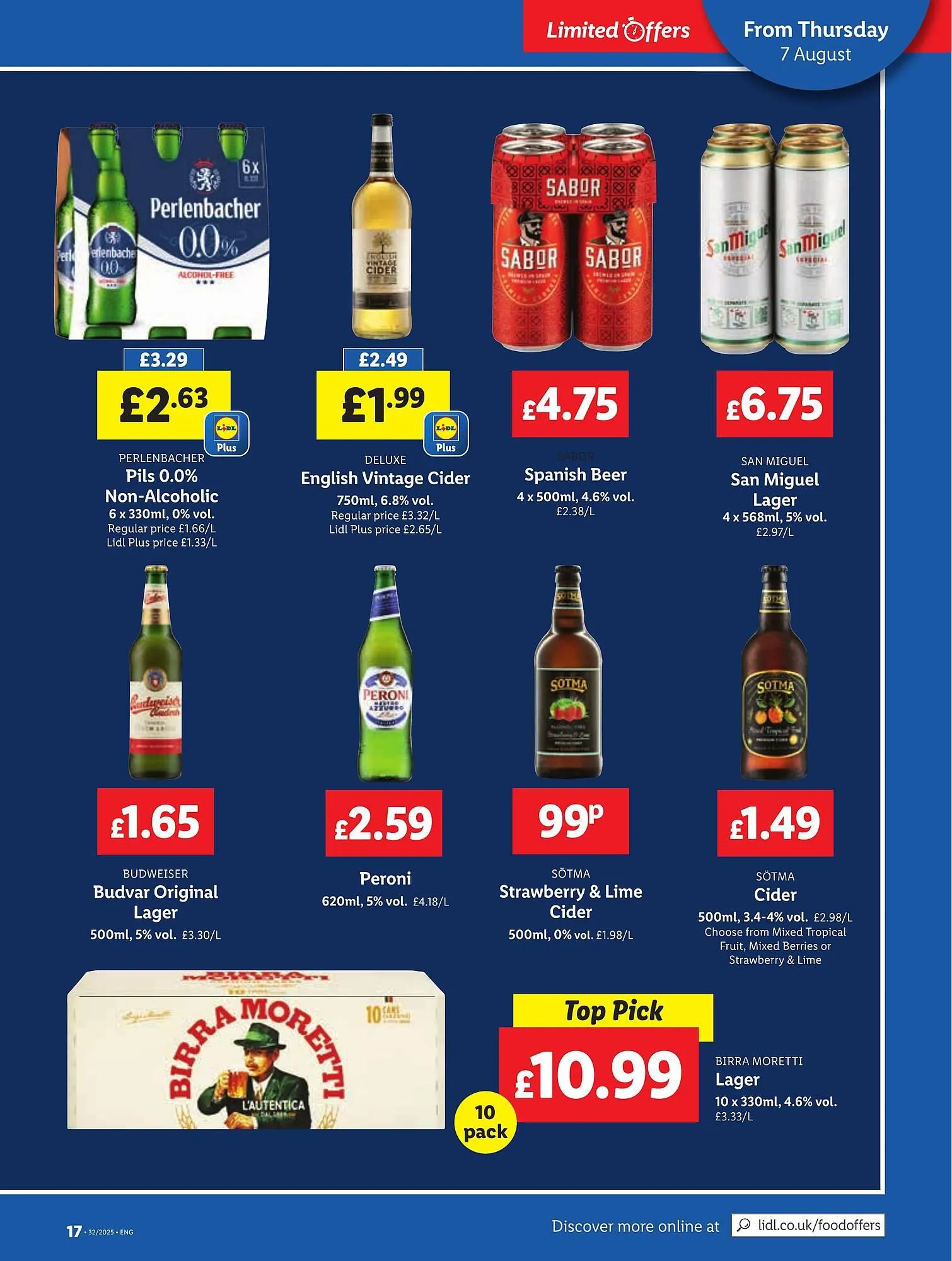Lidl leaflet from 7 August to 13 August 2025 - Catalogue Page 17