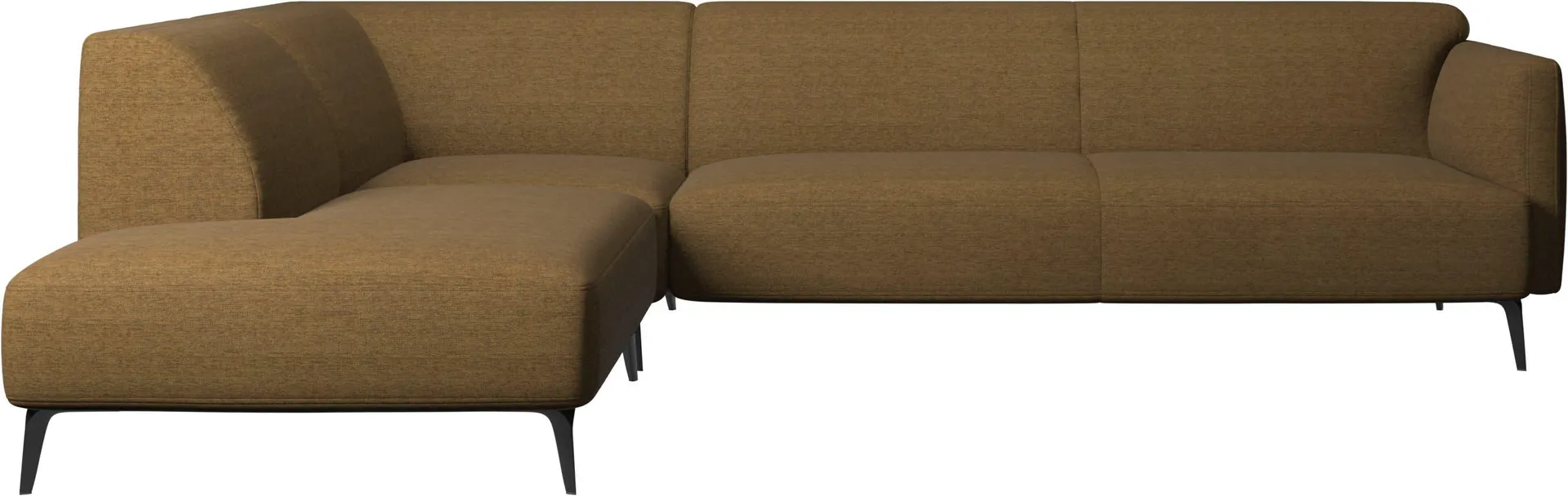 Modena corner sofa with lounging unit