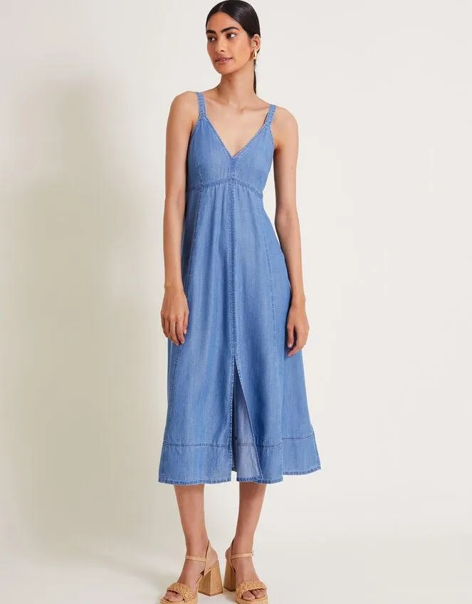 Gaia Midi Dress Blue