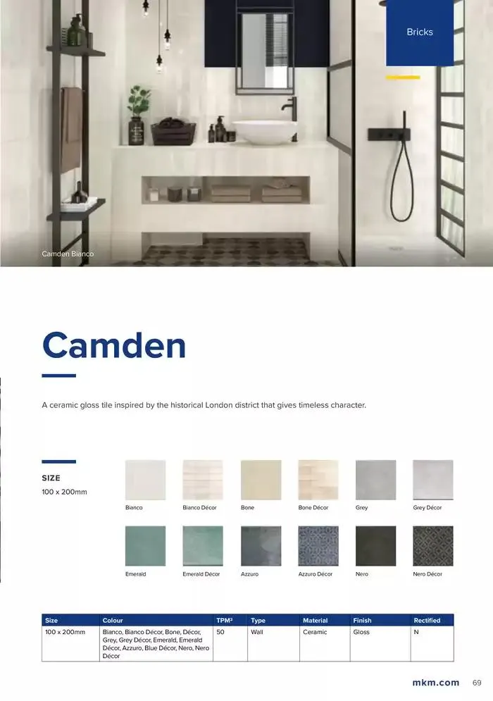 Tile Collection from 14 January to 31 May 2025 - Catalogue Page 69