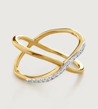 Riva Diamond Kiss Ring