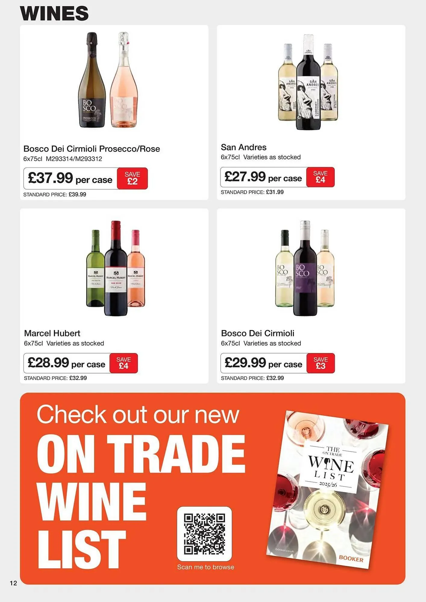 Booker Wholesale brochure from 10 September to 7 October 2025 - Catalogue Page 12