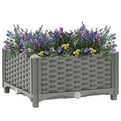 vidaXL Raised Bed 40x40x23 cm Polypropylene