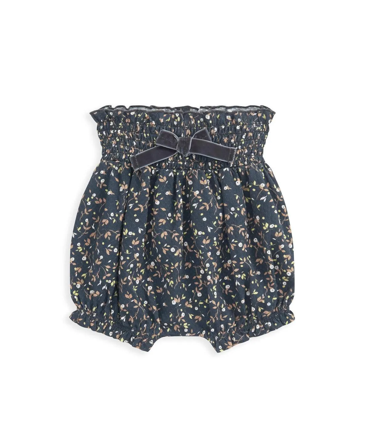 Berry Print Shorts - Blue