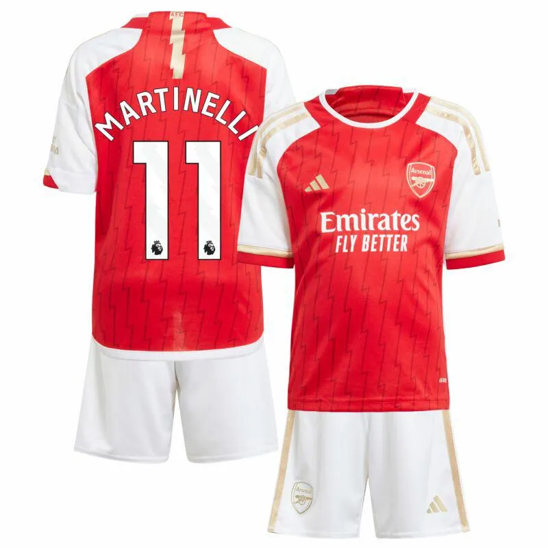 adidas Arsenal Home Martinelli 11 Mini Kit 2023-2024 (Premier League)