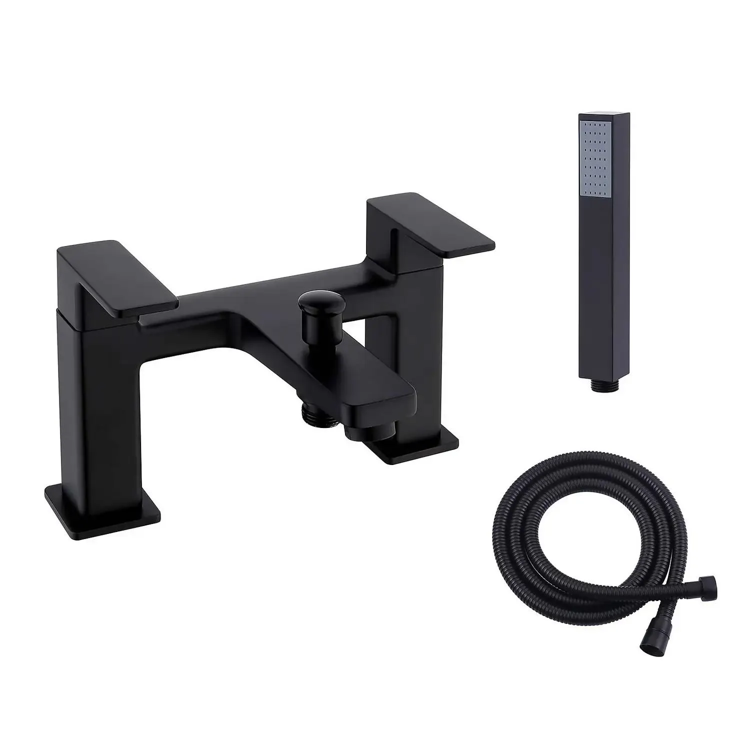 Barkway Bath Shower Mixer Tap Black