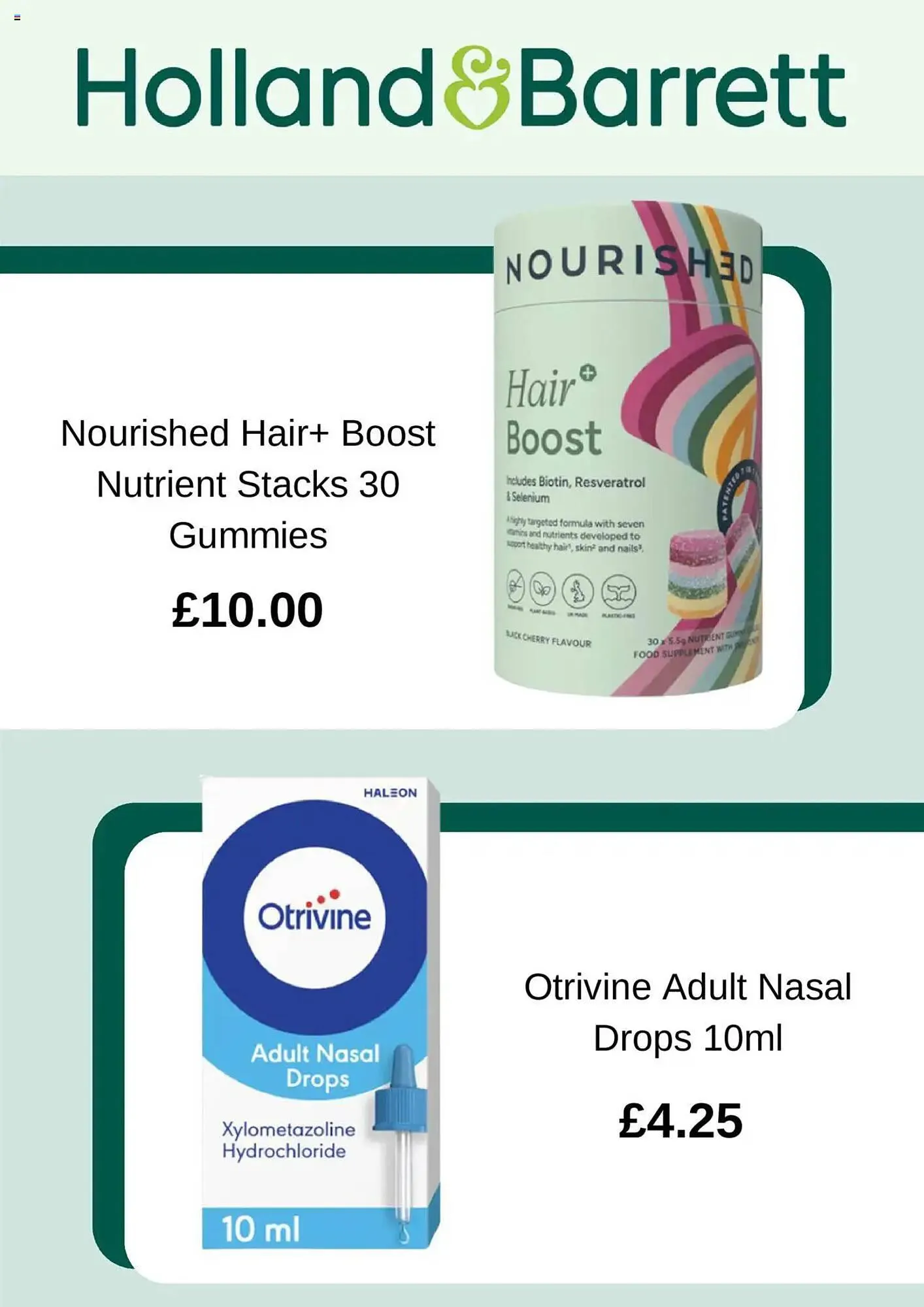 Holland & Barrett leaflet from 18 June to 18 July 2025 - Catalogue Page 3