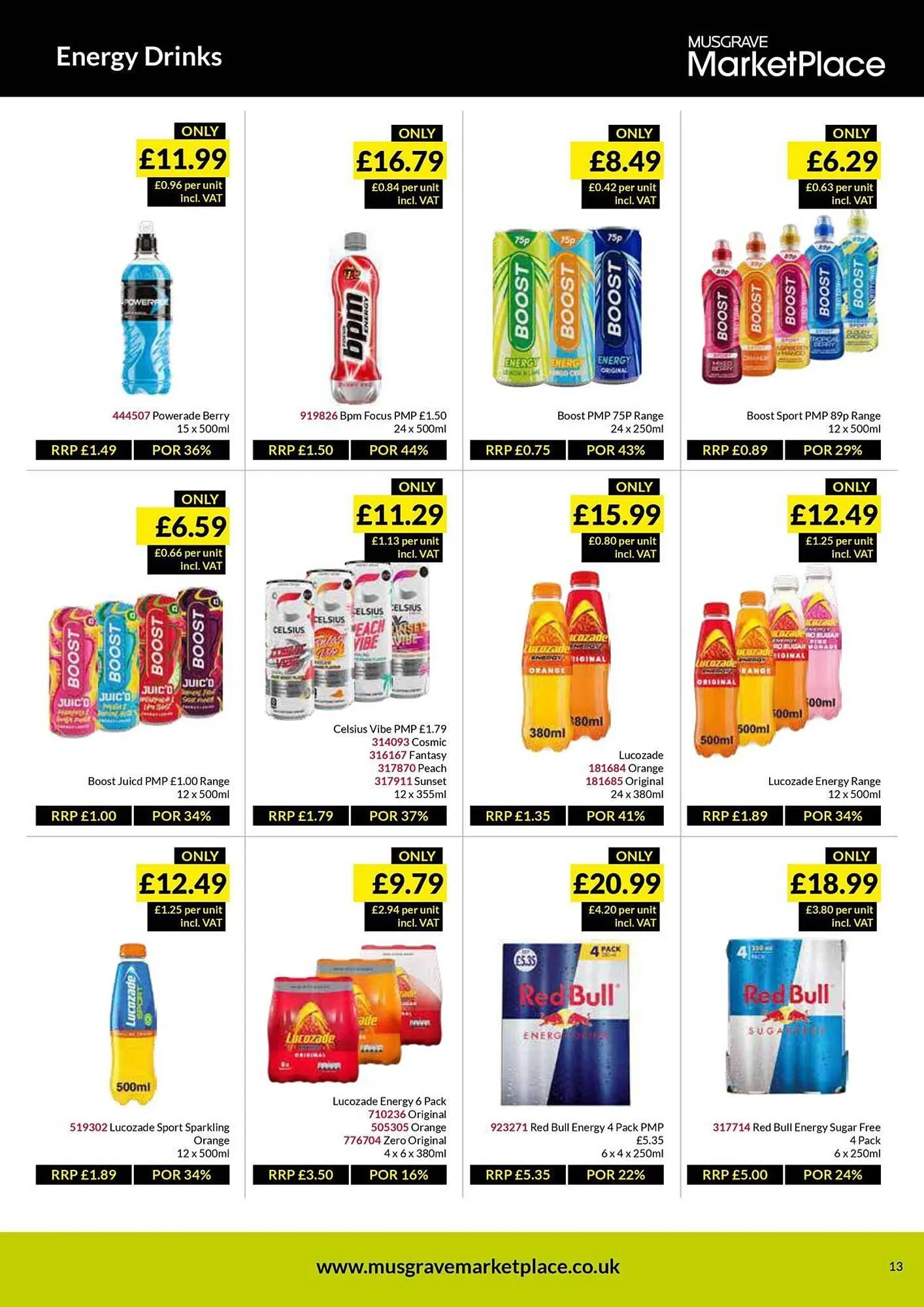 Musgrave MarketPlace leaflet from 1 April to 20 April 2025 - Catalogue Page 13