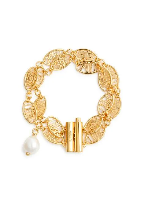 Darcey pearl-embellished bracelet