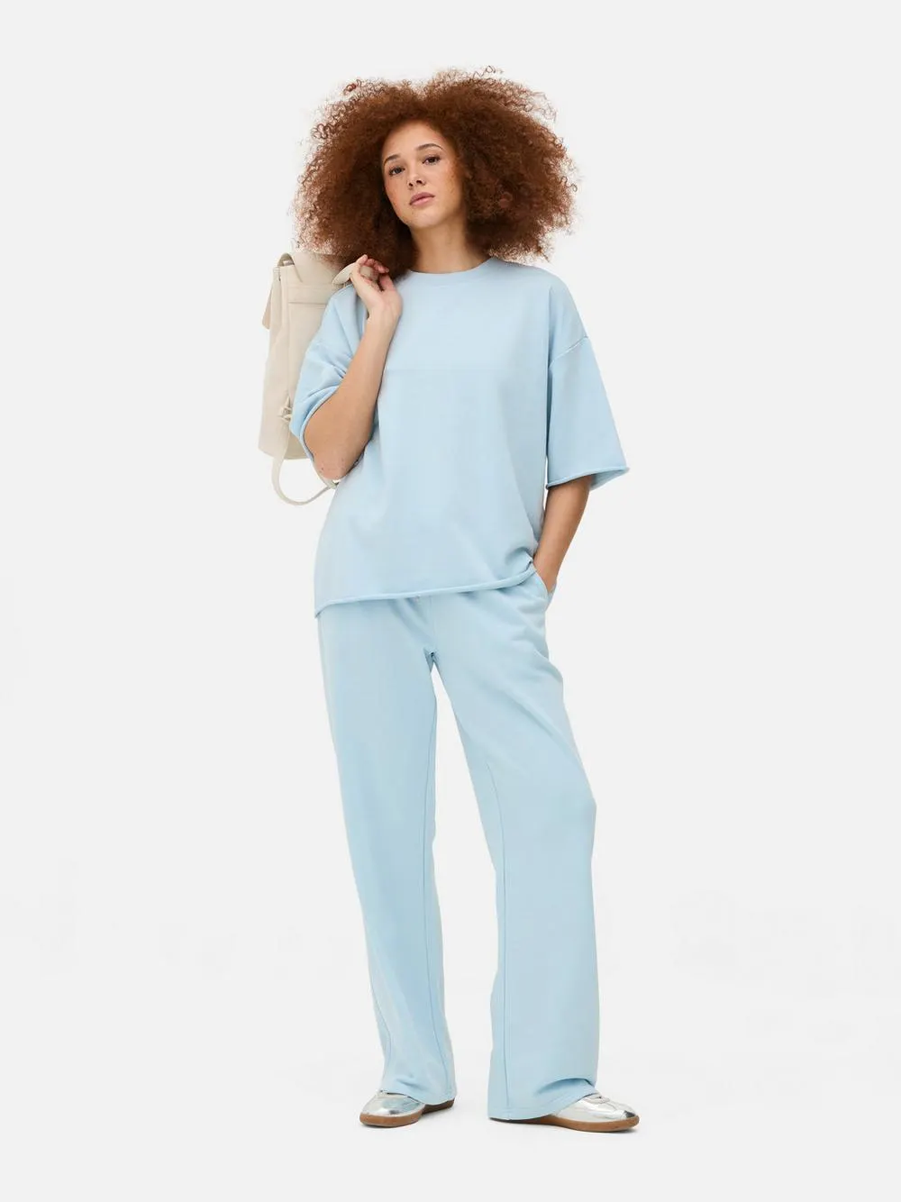 Oversized Short Sleeve Sweatshirt